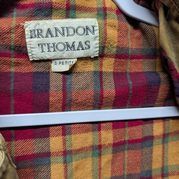 Vintage Brandon Thomas Women's  Flannel Lined Chore Coat - Picture 7 of 7
